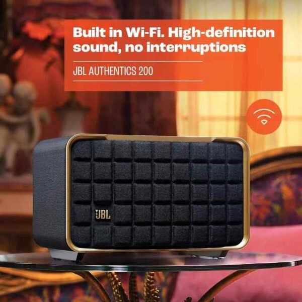 JBL Authentics 200 Portable Bluetooth Speaker - Black AUTH200-BLK (4)