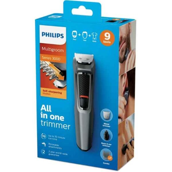 Philips MG3747_13 Multigroom series 3000 9-in-1, Face, Hair and Body (4)