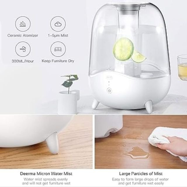 Deerma F325 Ultrsonic Cool Mist Humidifier 5L Silent Aromatherapy Diffuser - Image 2