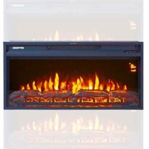 Geepas Real Log Flame Effect Electric Heater 28583