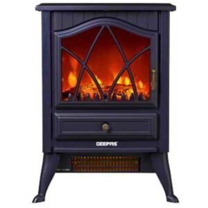 Geepas Real Log Flame Effect Electric Heater GRH28584