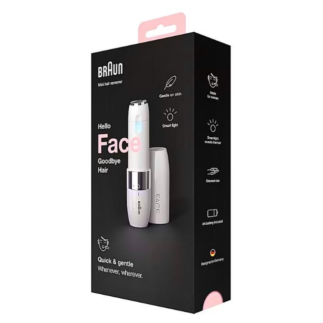 Braun FS1000 Face Mini hair remover with Smartlight, white (3)