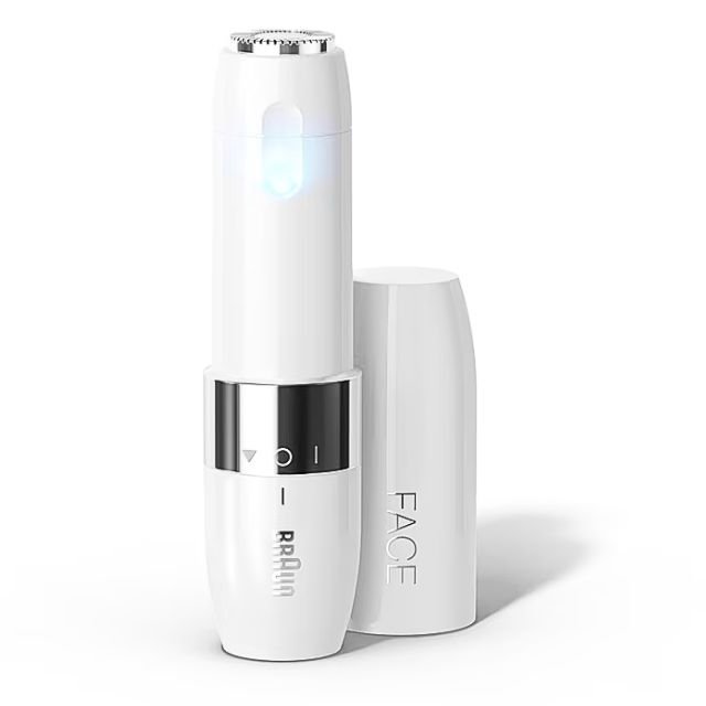 Braun FS1000 Face Mini hair remover with Smartlight, white