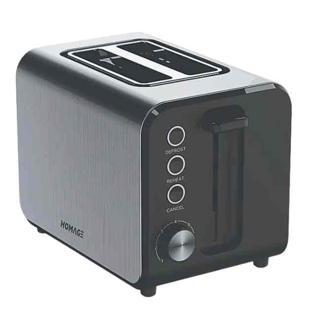 Homage Stainless Steel Toaster HTT-902SSB0