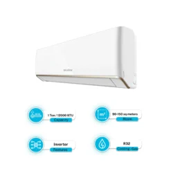Alternative view of EcoStar AC 1 TON Inverter Duke Series (Heat & Cool)